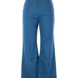 Doncaster Blue Wide-Leg Pants
